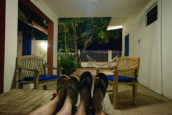 Kickin' back