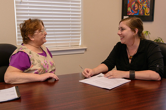 Client with Staff
