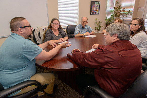 Client with Staff
