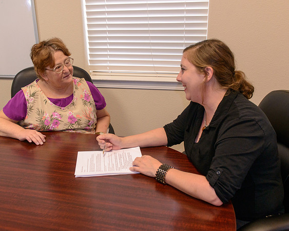 Client with Staff