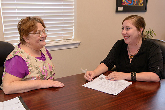 Client with Staff